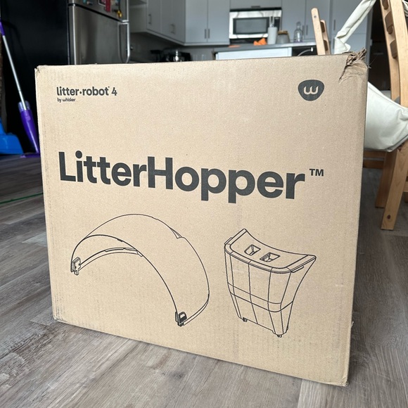 Litter Hopper for Litter robot 4 in Black - Picture 5 of 9